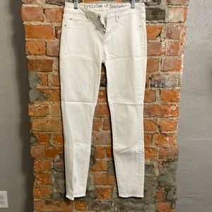 Articles of Society White High Waist Super Stretch Jegging